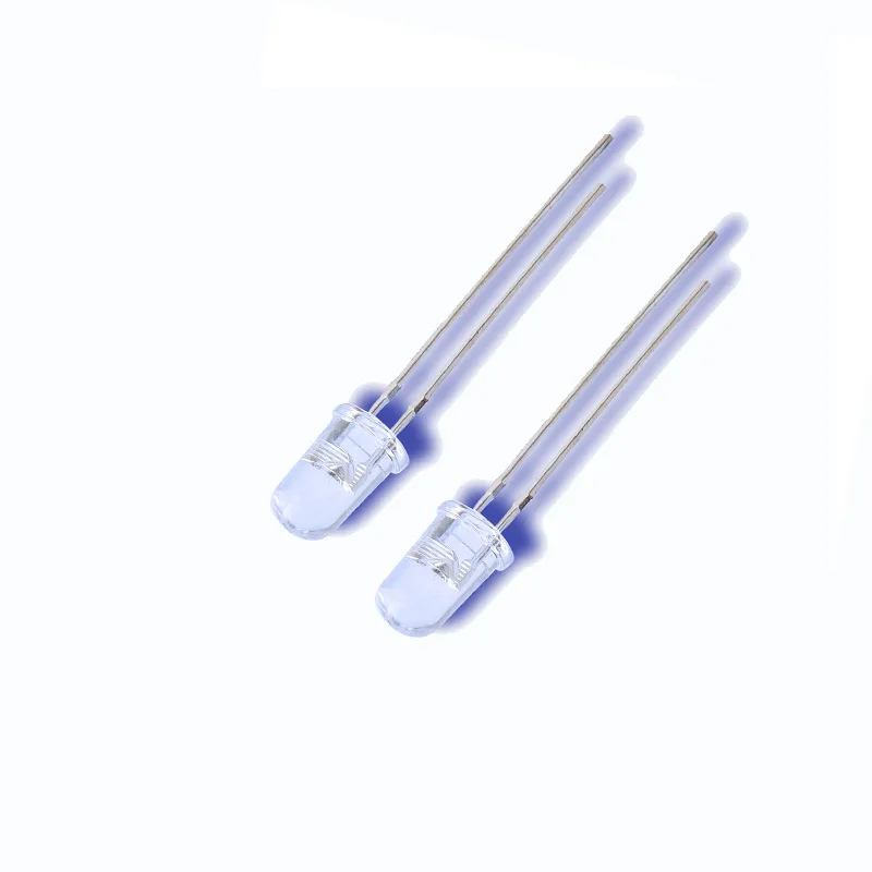 5 мм фиолетовый круглый светодиодный Диод 395nm1.5v 3v 12v 2 мм 5 мм 10 мм 3 мм 5 мм 5 мм 5 мм 5 мм