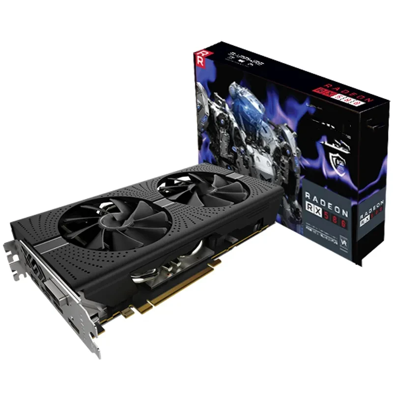 Лучшая цена Китай оптовая продажа видеоигровых карт используется для AMD RX 580 8G Gpu видеокарты 8gb