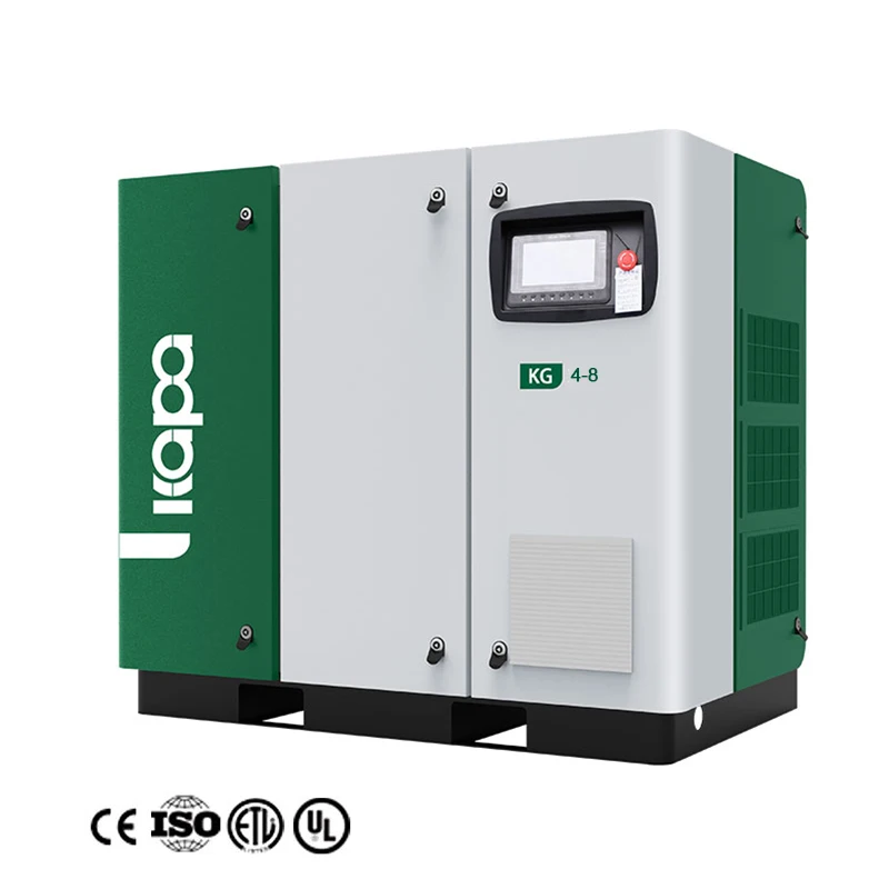 High efficiency portable Permanent Magnet Variable Frequency Screw air compressor 4KW  5.5HP 8bar 108bar