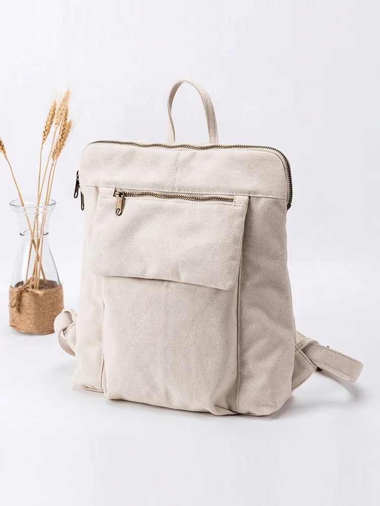 Canvas backpack female new Korean version of the tide wild belt bag Japan and South Korea travel backpack