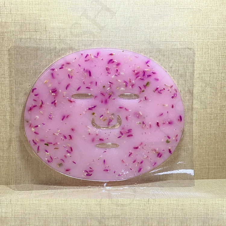 DIY Modeling Facial Mask Plate Clear Silicone Mould Tray SPA Rose Hydro Jelly Face Powder Masks