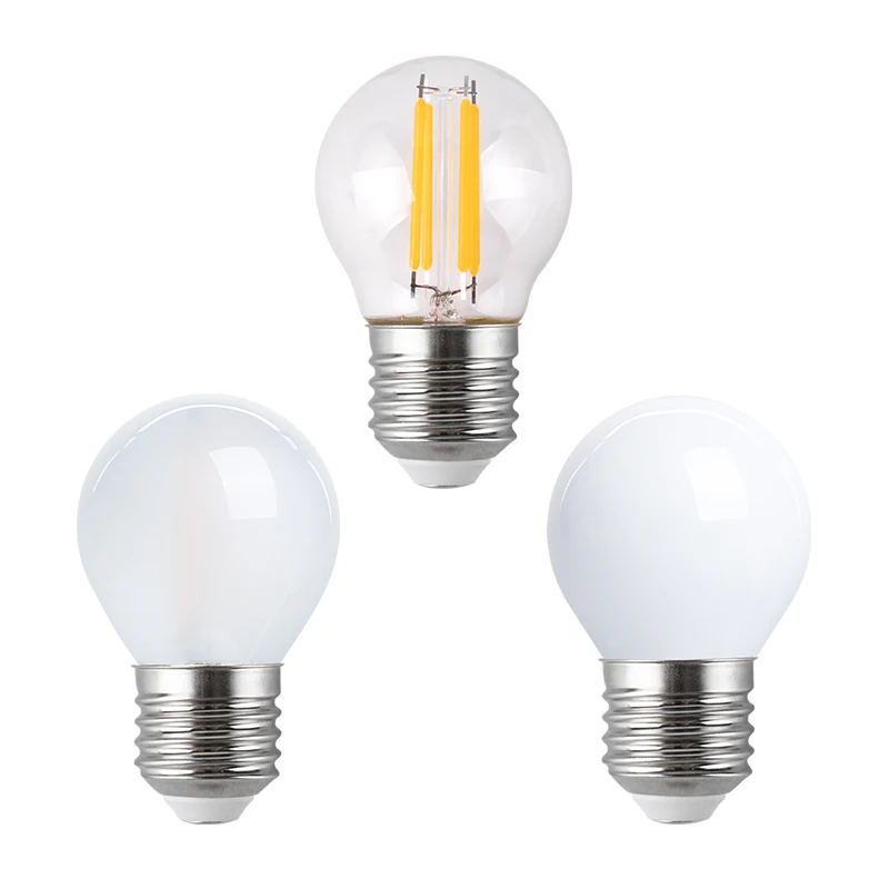 Decoration edison vintage antique retro warm white e14 e27 b22 G45 P45 2w 4w clear amber opal frosted globel led light bulb