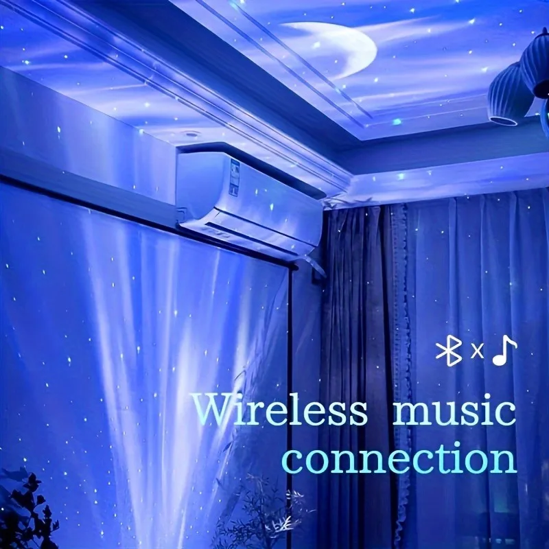 LED Aurora Projector Galaxy Starry Sky Projector Lamp Northern Lights Bedroom Home Room Decoration Nightlights Luminaires Gift