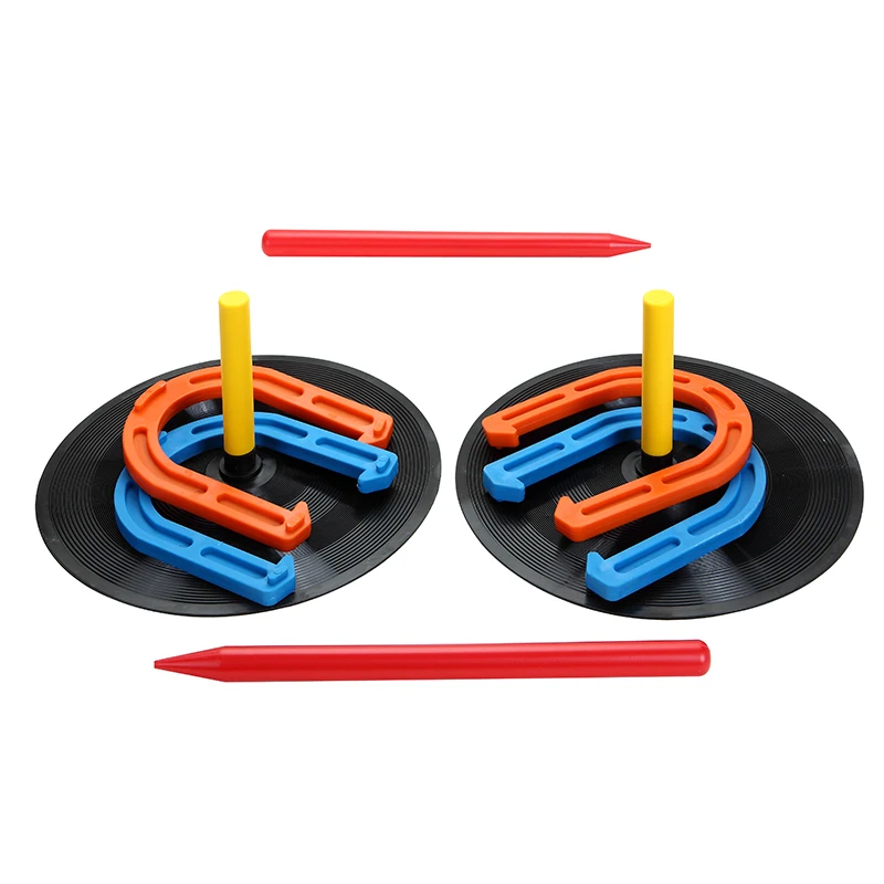 Hot selling interesting outdoor  horseshoe game set for kids and adults