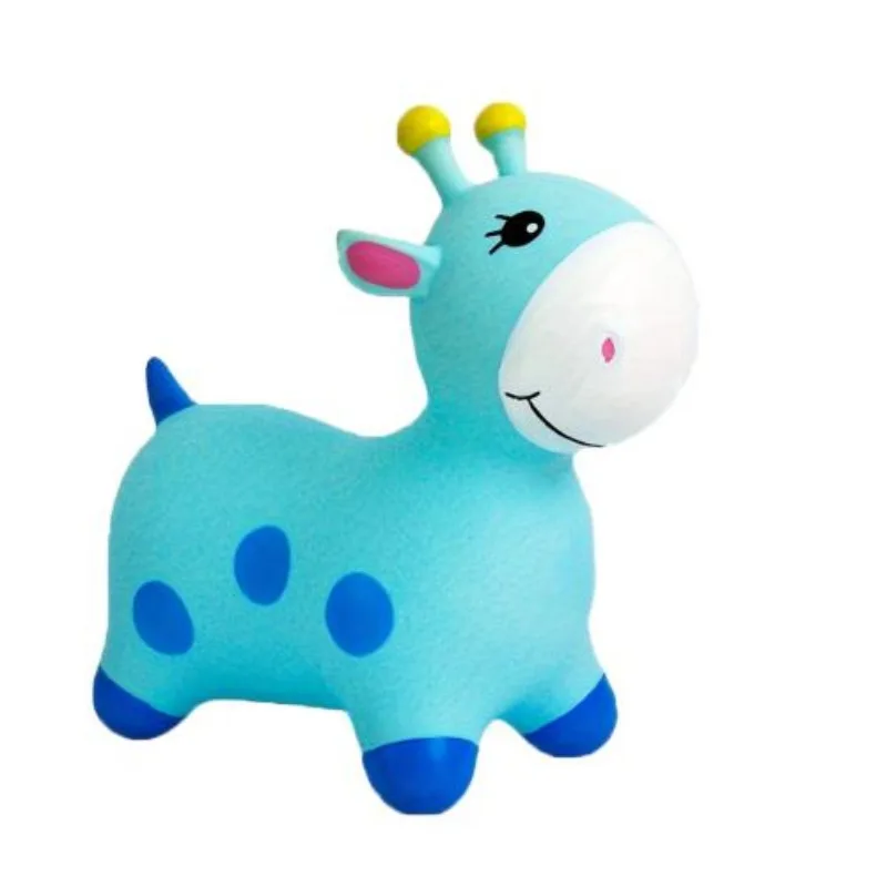 Wholesale Animals Giraffe Jumping Inflatable Ride Bouncer Hopping Gifts Toddlers Pogo Sticks Hoppers Toys