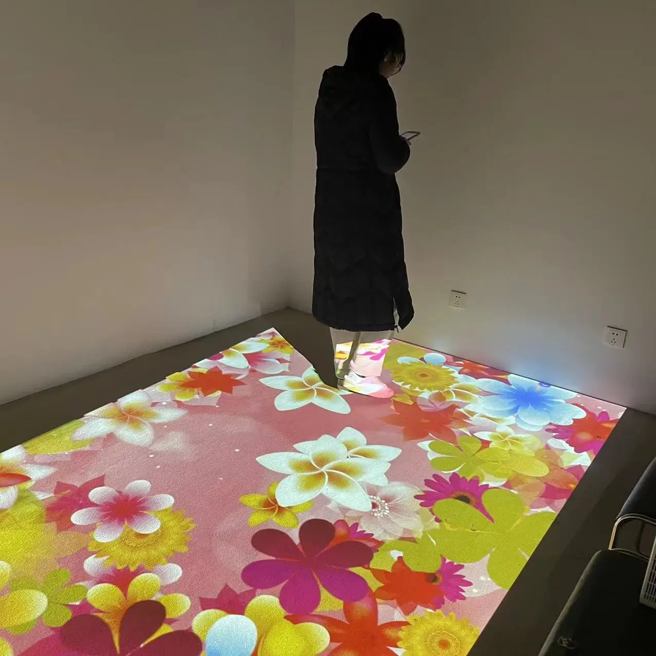 Hot Sale Alibaba Stock Price interactive floor Advertising