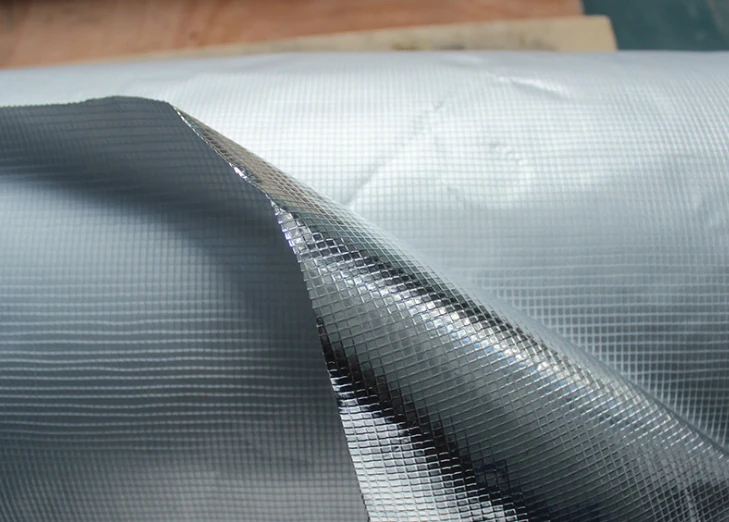 Hot sealing small grid aluminum foil facing material for glass wool rock wool