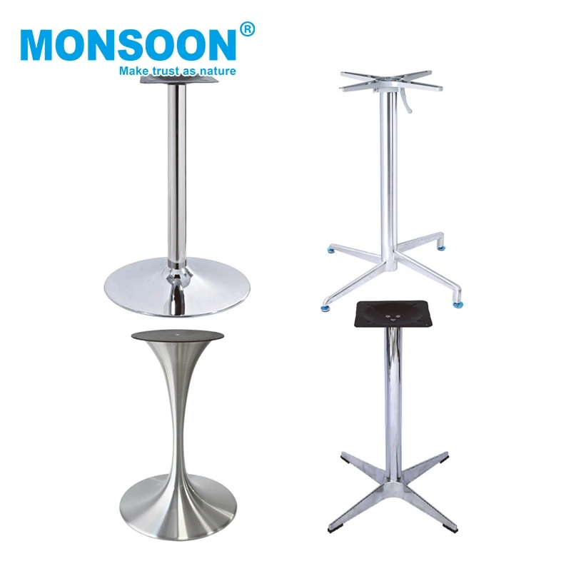 furniture table metal legs gold side trestle legs foldable metal unique coffee dining table base metal table legs