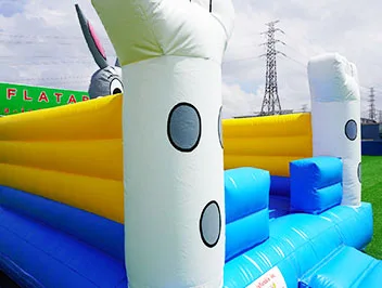 bugs bunny looney custom  tunes moonwalk inflatable bouncer jumping bouncy castle bounce house