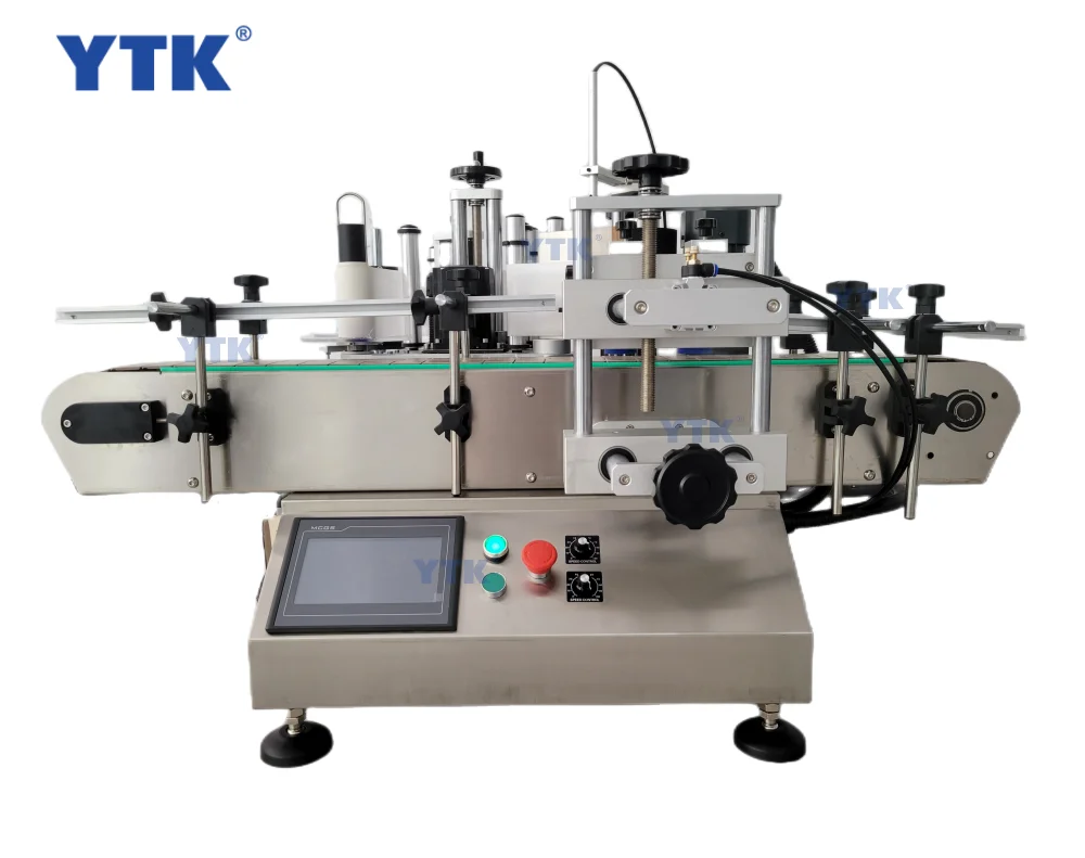 YASON YTK-150P Автоматическая круглая упаковочная машина нерегулярные виниловые фоны с шестигранной головкой стеклянной бутылки стеклянные бутылки для напитков этикетировочная машина