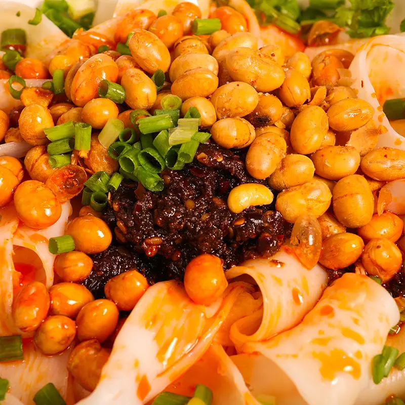 
Wholesale Price Chinese Food Instant Delicious Pungent Spicy Red Oil Dough Noodles 