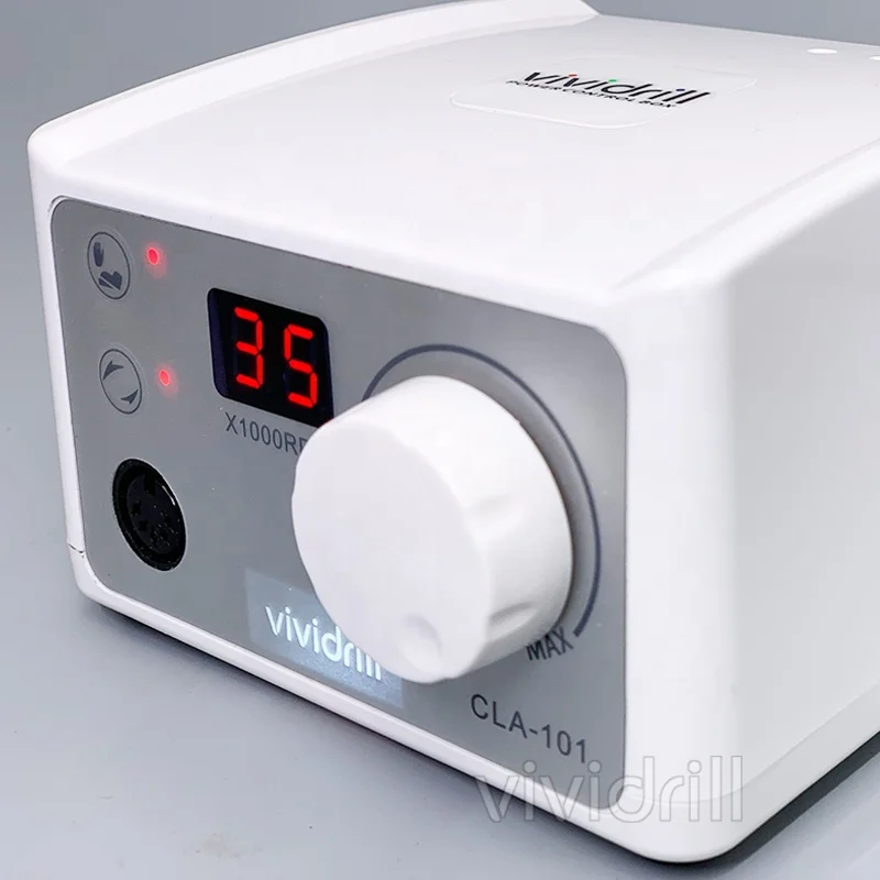 vividrill 35000 rpm micromotor high speed LCD display electric drill for acrylic nails