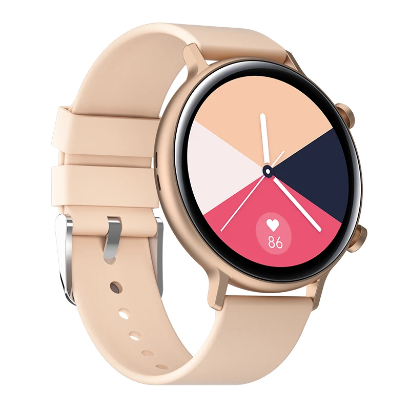 HD BT Call Music 1.28 Inch Round Full Touch Screen Life  Fashion Smart Watch GW33 Pro Smartwatch For Women Fitness Tracker IP68