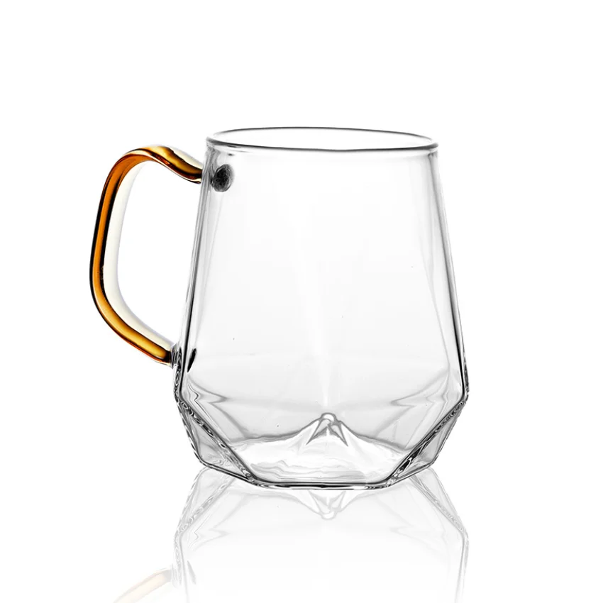 Bpa Free high borosilicate glass reusable cups cup coffee milk tea cup