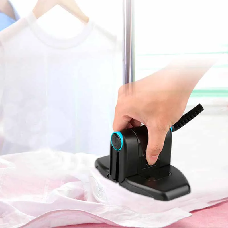 
Drop shipping laundry mini handheld folding electric travel iron with dry steam Folding Portable Iron 