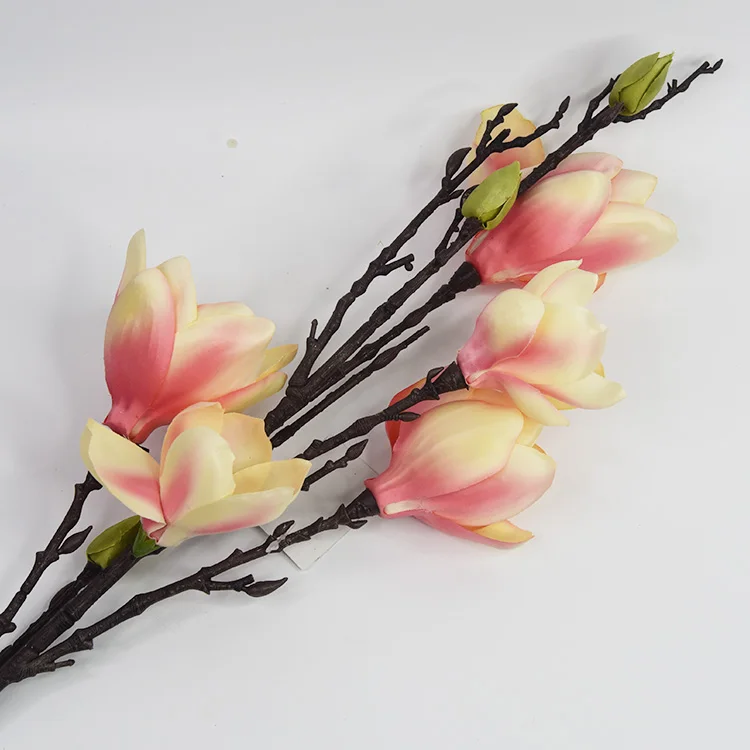 Wholesale Large Single Branch White Real Touch Orchid Flower Stem Artificial Decoration 97cm