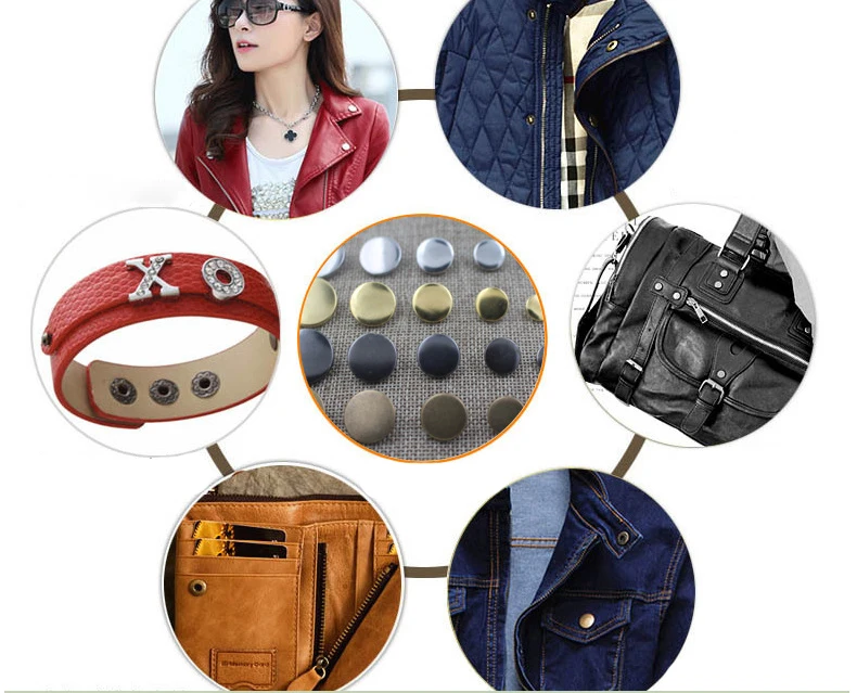 Fancy shirt  rivet garment custom metal snap button sewing accessories metal buttons
