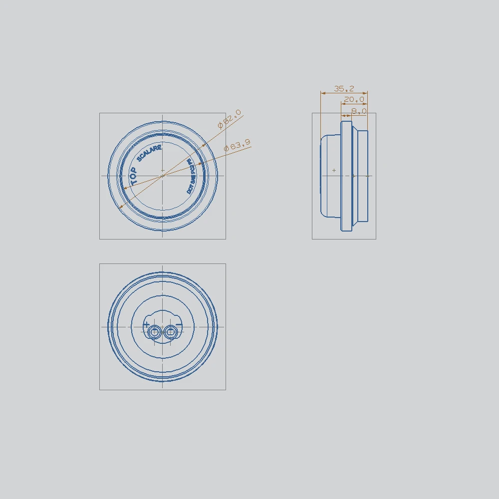 Светодиодная лампа 12 В для автобусов/домов на колесах/грузовиков/трейлеров, 2,5 дюйма, круглые боковые габаритные огни и габаритные огни