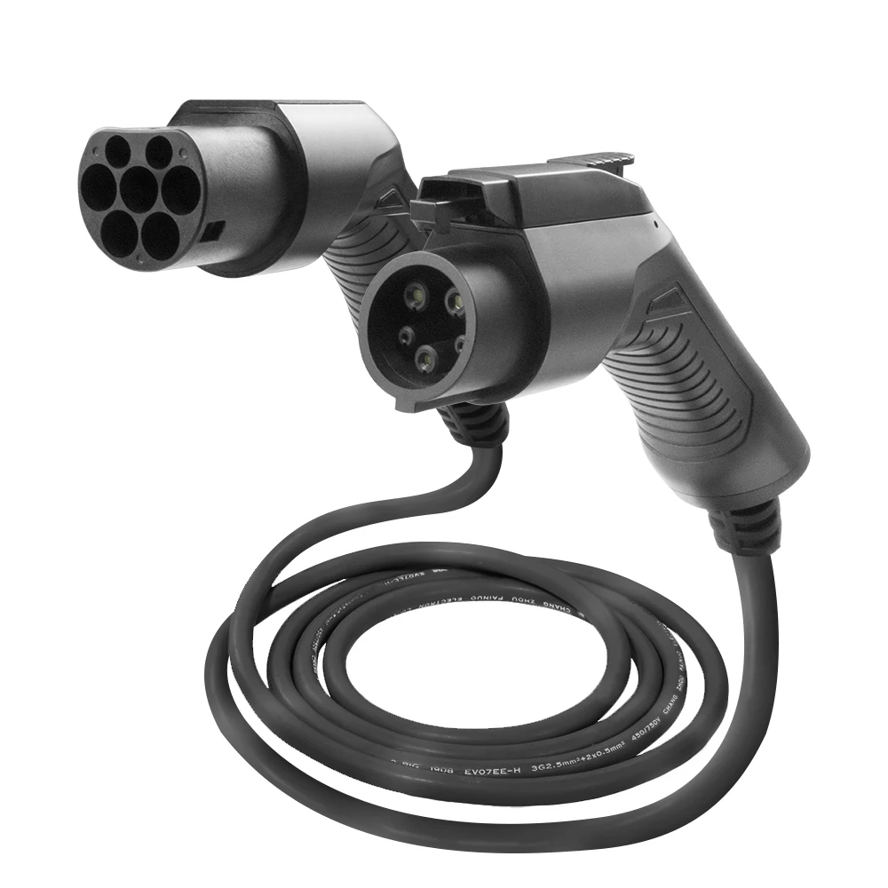 EVSE 16A режим 3 Тип 1 2 зарядный кабель