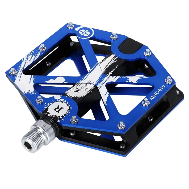 
 Горячая Распродажа 3 настраиваемые велосипедные педали из алюминия противоскользящие педали MTB часть велосипеда Della Grande  