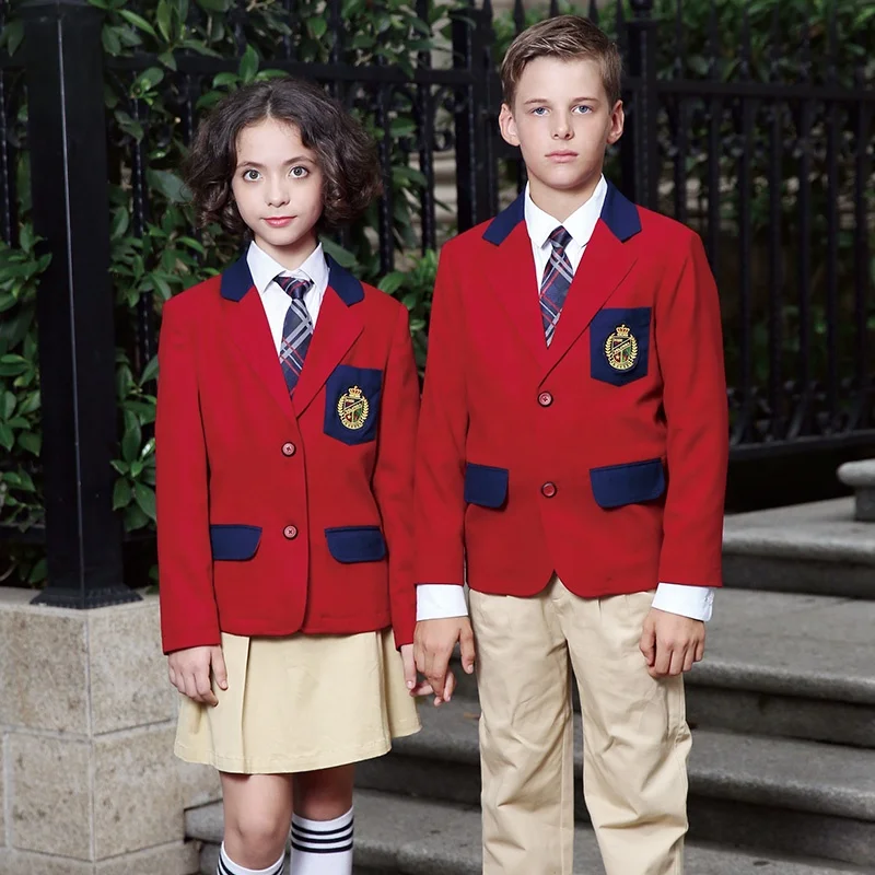 Wholesale Supplies Winter School Uniform Blazer Clothes School Uniform Designs For Primary School