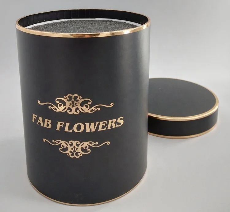 Luxury decorative round flower box wedding gift box for paper cardboard