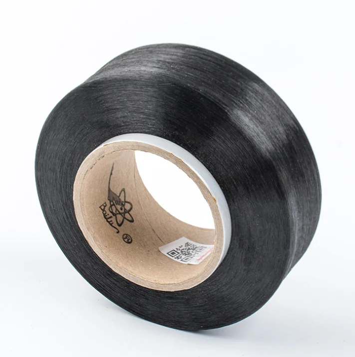 Wholesale Spandex Black Yarn Factory Price 15d 20d sd 30d 40d 70d 105d 140d Dope Dye Spandex yarn For Knitting And Warping