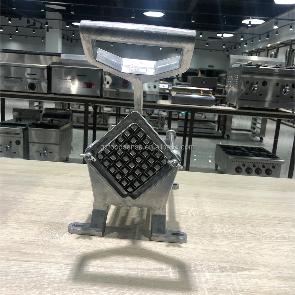 Hot Sale Mini Manual Potato Chipper Machine 3 Blades 8MM 10MM 12MM Vegetable & Fruit Cutter