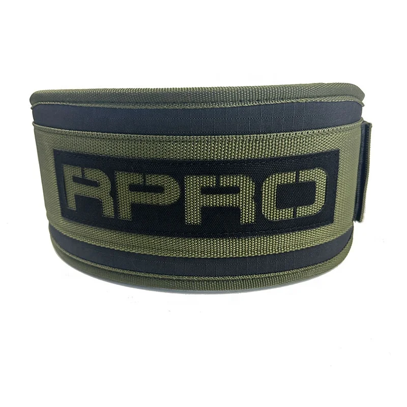 Customized Weightlifting Belt Fitness Back Support Adjustable Nylon Lifting Belt