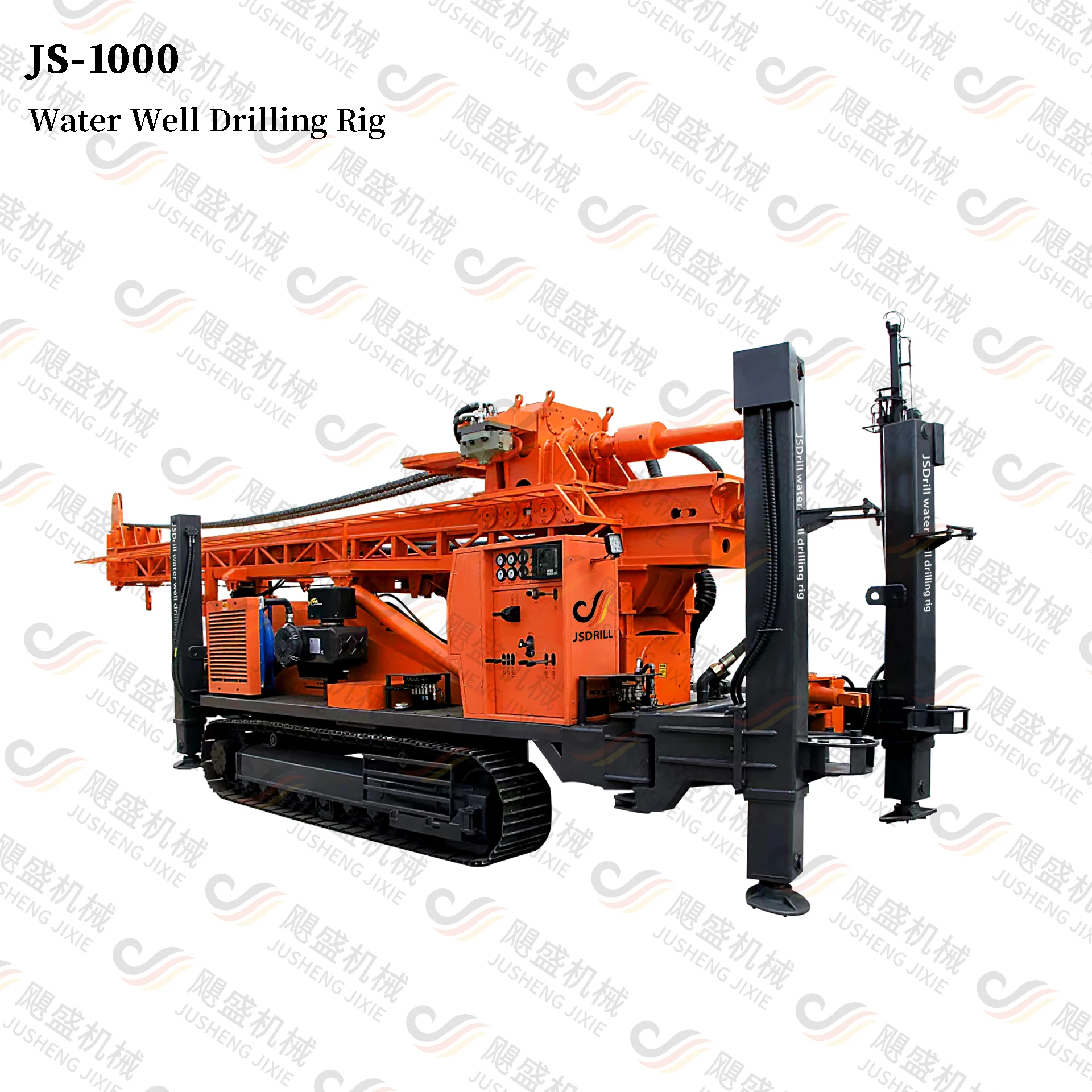 cheap 200m Borehole Well Drilling Machines crawler water well drilling rig machine factory price