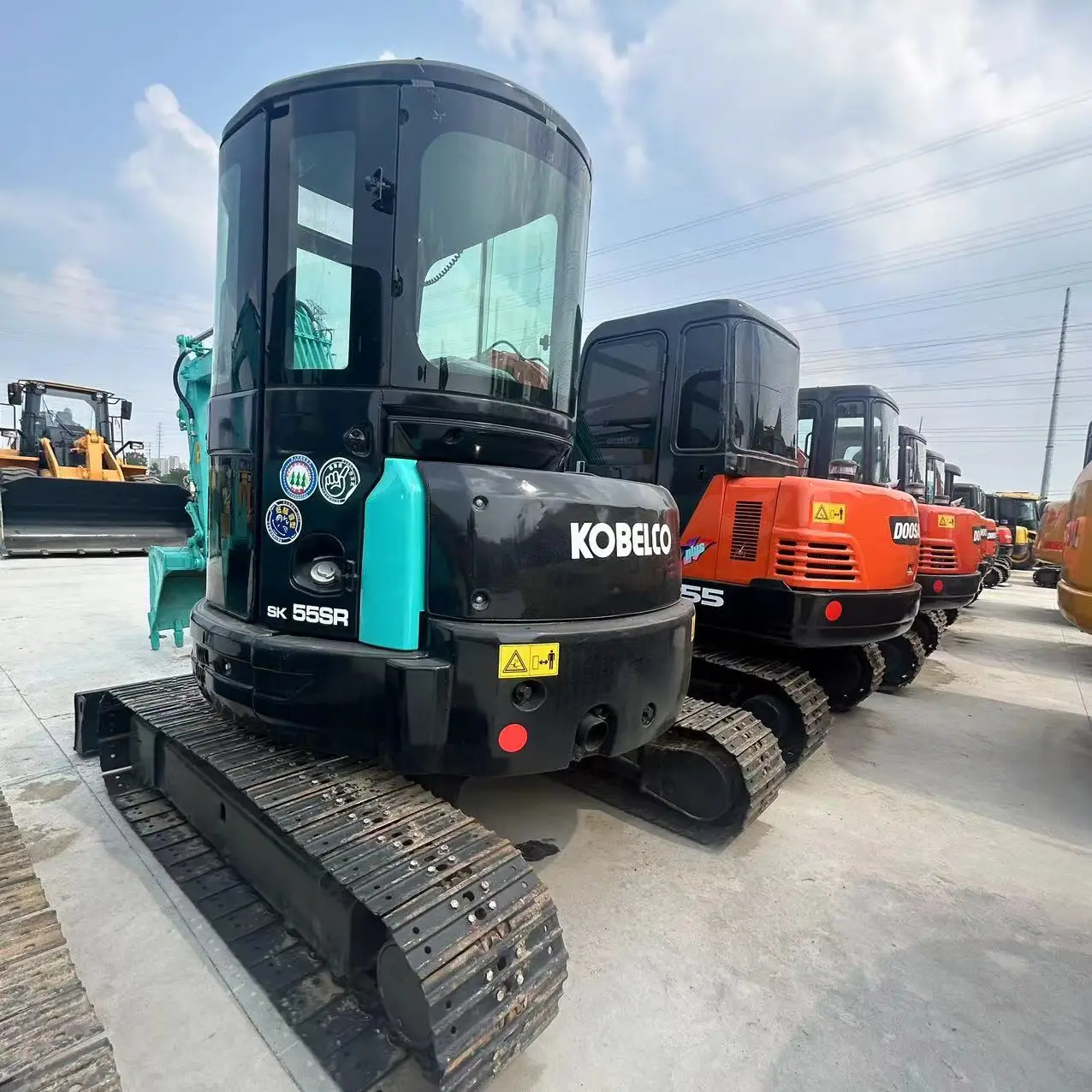 Оригинальная японская хорошо защищенная б/у Kobelco SK55 с функцией работы сверху SK210/SK200 высокопроизводительной и приятной системой двигателя