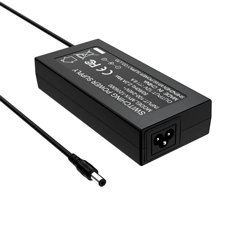 72w desktop adapter 15v 4.8a ac dc power adaptor 12v 6a switching power supply