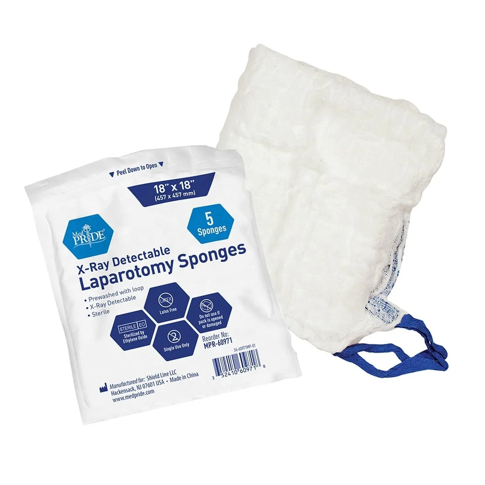 sterile surgical towels lap sponges abdominal pads