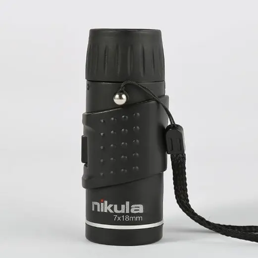 Waterproof BK7 Pocket Portable Telescope Monocular 7X18 Mini Optics Night Vision Spotting Scope
