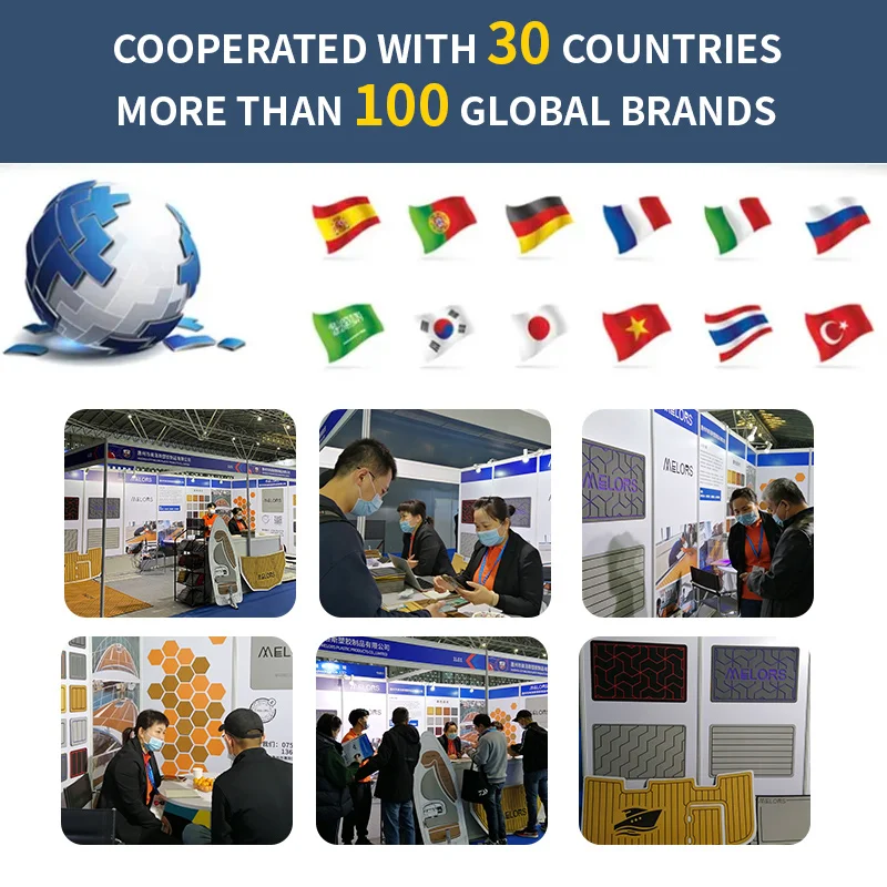 Melors Faux Teak For Boats Synthetic Teak Decking Yacht Teak Sheet Boat