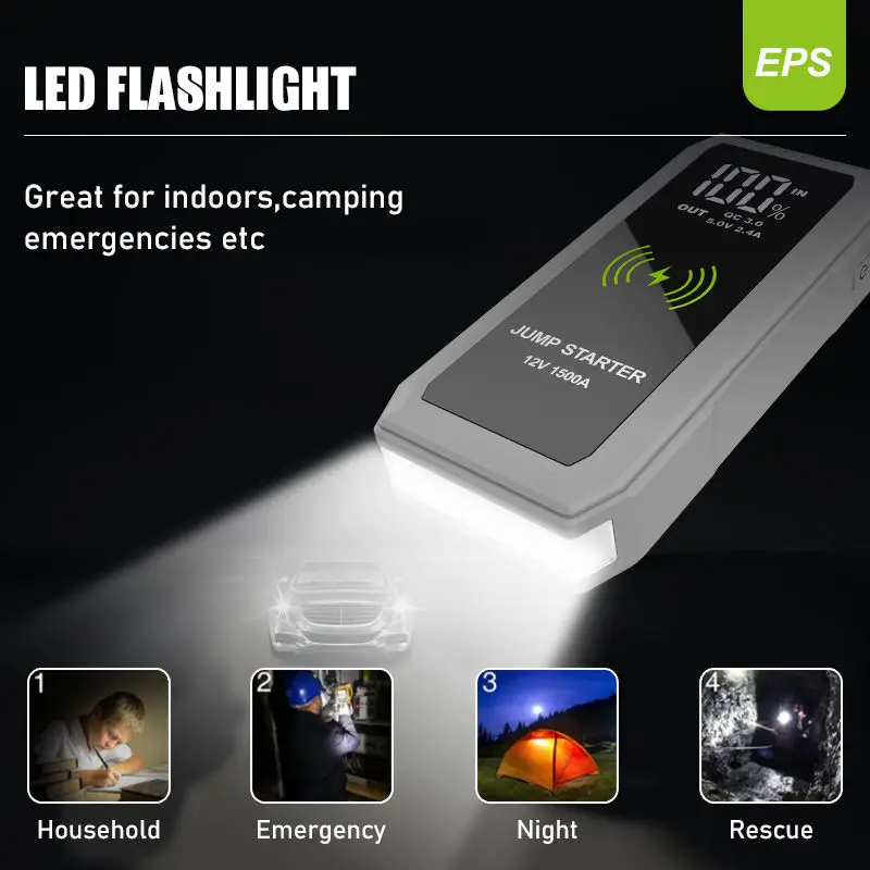 Lancol 12V Lithium Battery Booster Car Jump Starter Power Auto Emergency Car Battery Jump Starter For Car Track Starting Charger