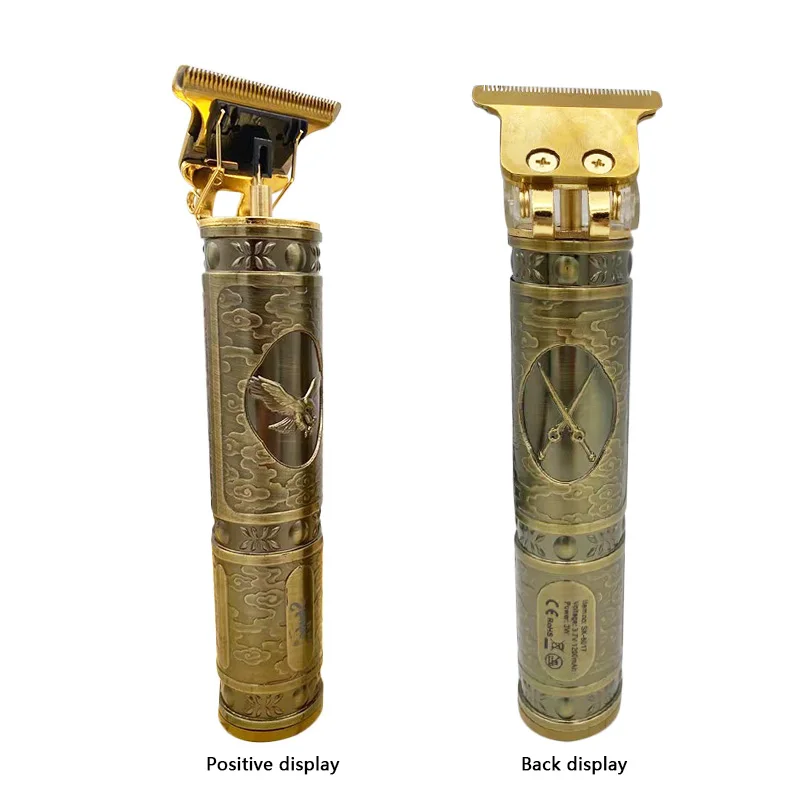 
USB Rechargeable Hair Trimmer Cordless Barber Carving Hair Clipper Large Power Low Noise Hair Cutting For Kid Adult 