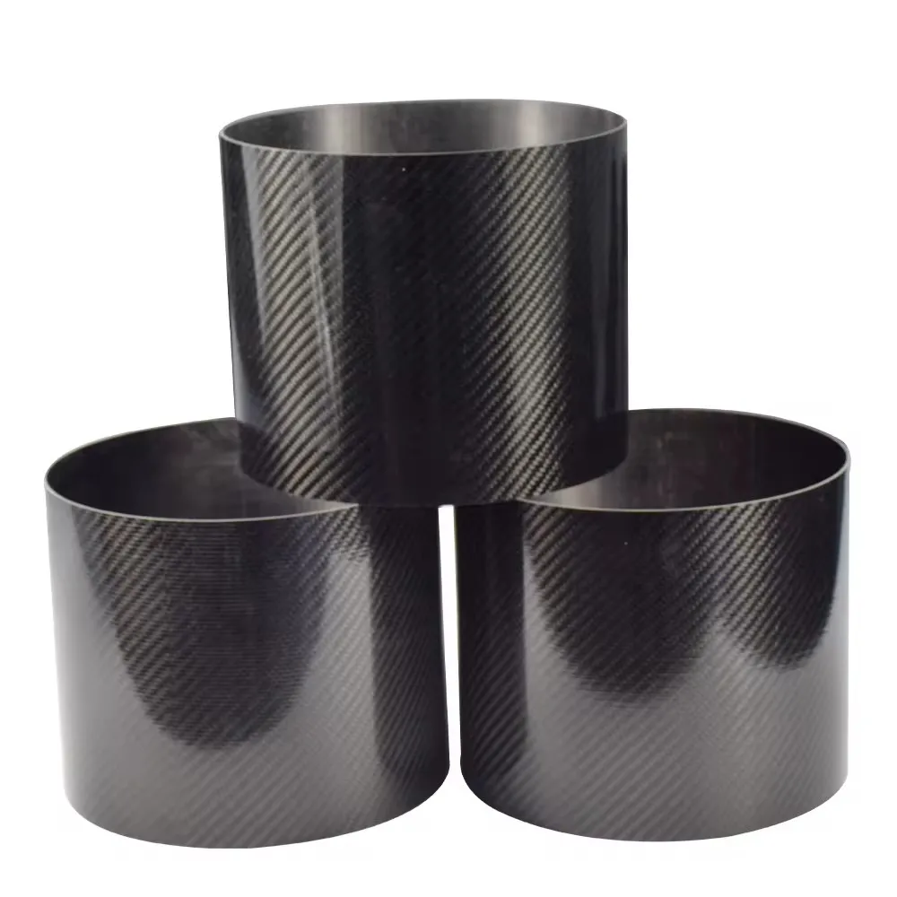 China factory custom high modulus high strength carbon fiber tube 3k twill fabric carbon aramid tube epoxy resin high quality