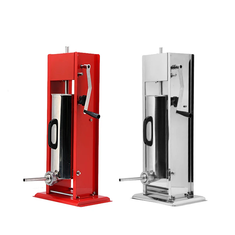 4L 6L 8L 10L Housemade Vertical Manual Stainless Steel Machine Filling Sausage Syringe Filler Meat Maker