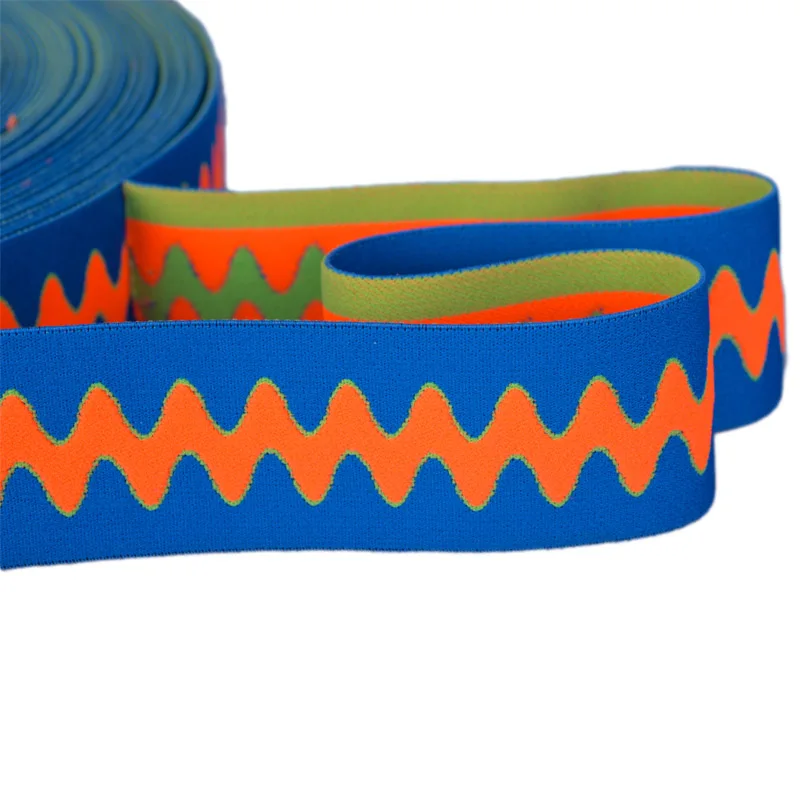 Hx Soft And Strong Flat Elastic Ribbon Logo Bands Custom Private Label Elastic Band