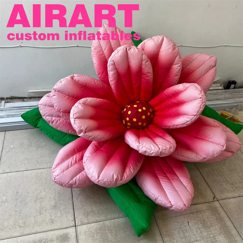 Inflatable Purple Flower air Balloon,inflatable Building Hanging Flower Toy