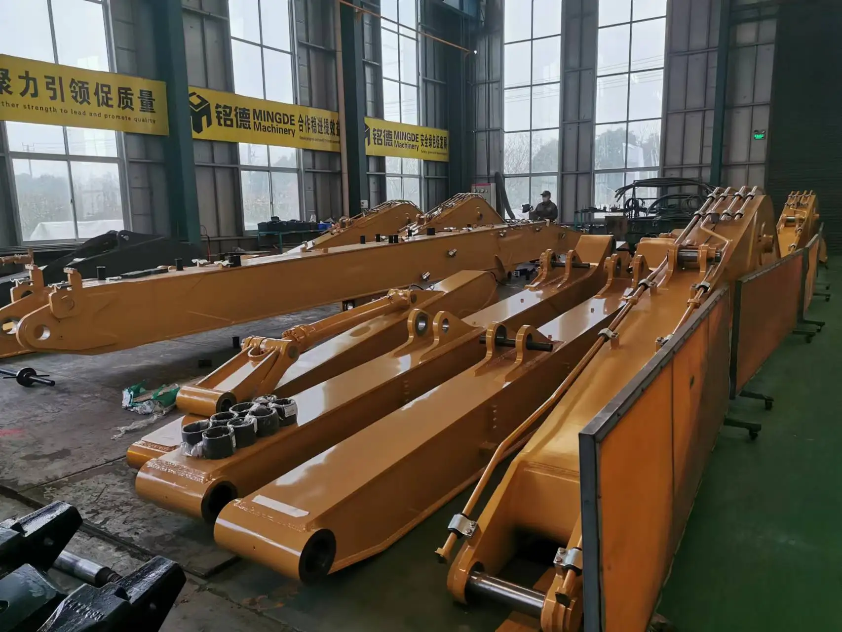 MONDE New Excavator Extension Long Reach Boom and Arm Long Boom 15m 16m 18m 20m 22m for R934