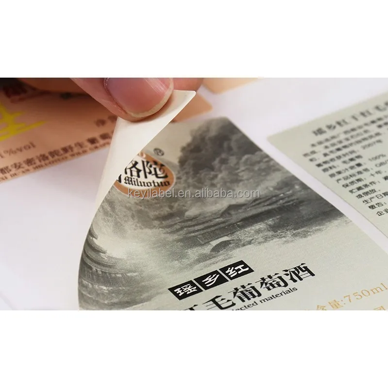 China Customized Thermal Label Self Adhesive Label Paper Semi Glossy Label StickerJumbo Roll