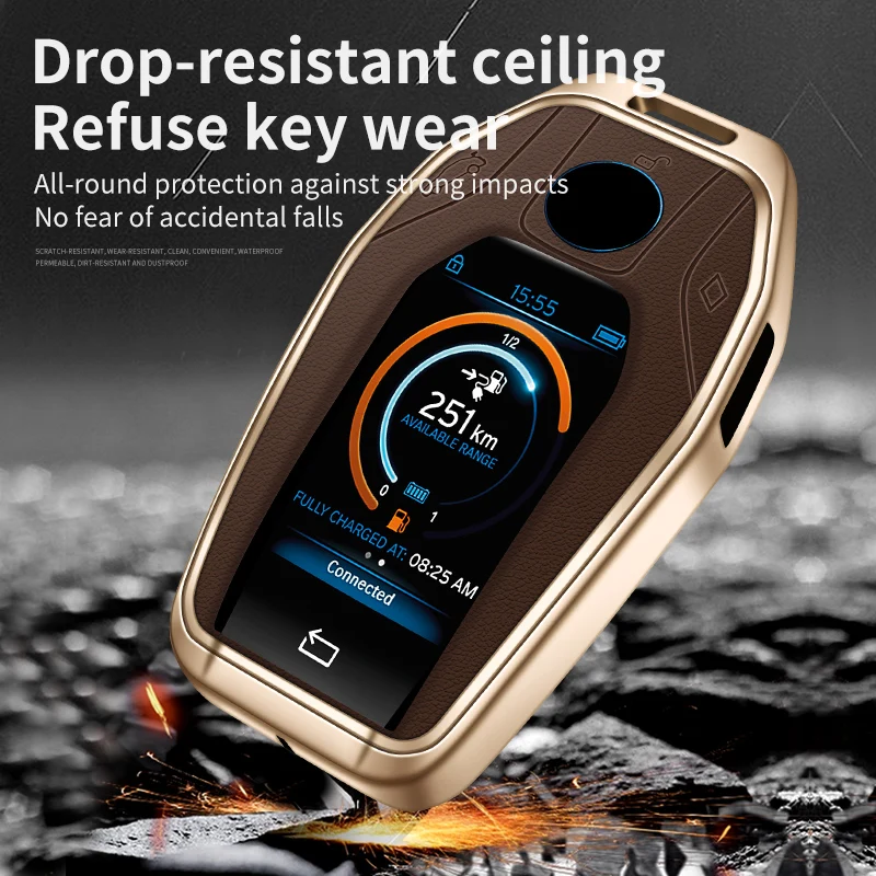 Zinc Alloy Car Key Case For BMW G30 G12 G11 G32 G31 5 7 Series I8 I12 I15 G01 X3 X4 G02 G05 X5 G07 X7 Keychain Accessories