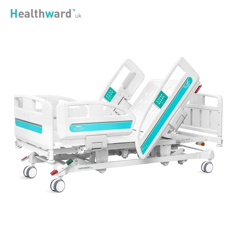 Y8t Healthward Multifunction Patient Used Hospital Bed Price Clinic Metal Foldable Adjustable Electric Medical ICU Bed