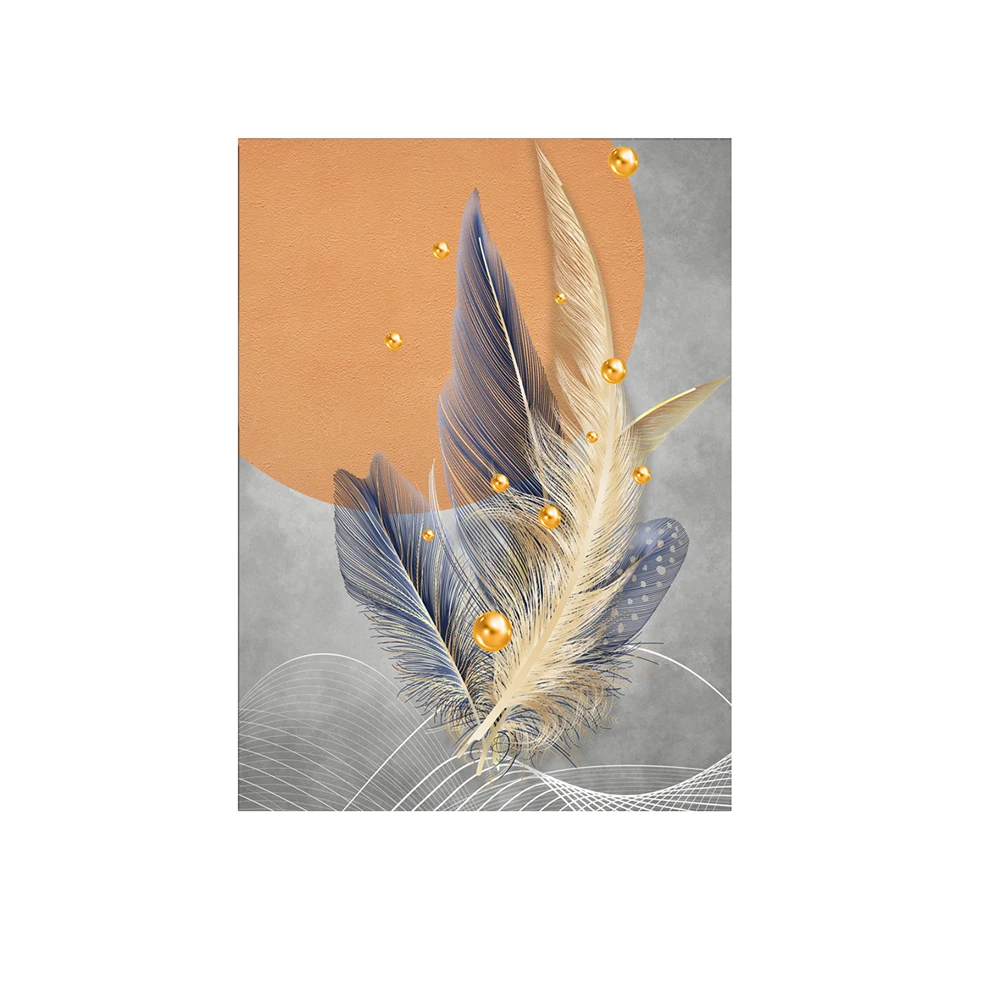 Living Room decorative painting Italian style light luxury modern simple abstract hanging picture