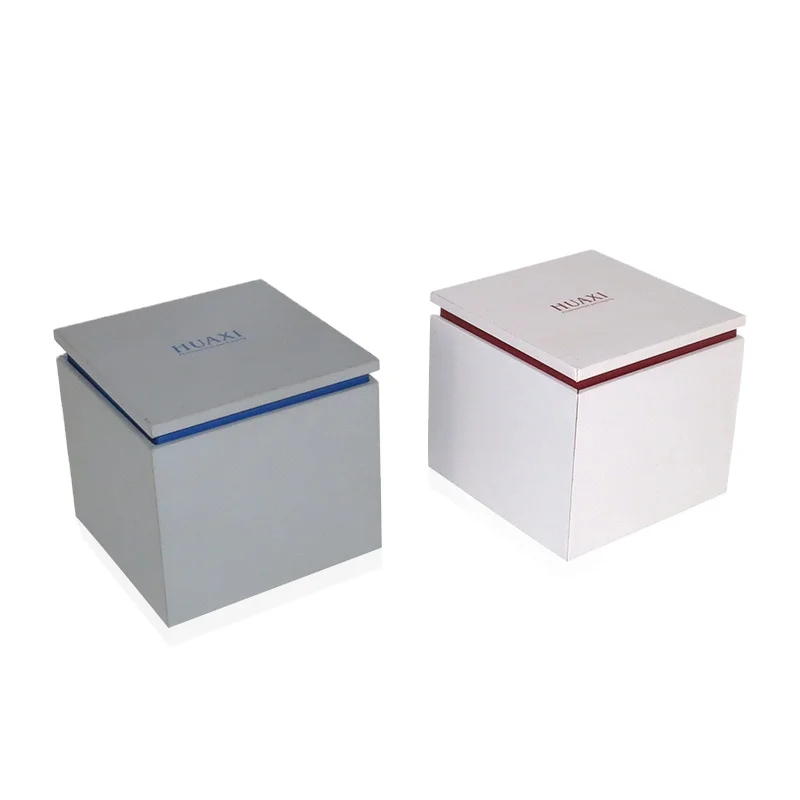 Индивидуальные цветные печатные картонные коробки для часов с мешочком для часов