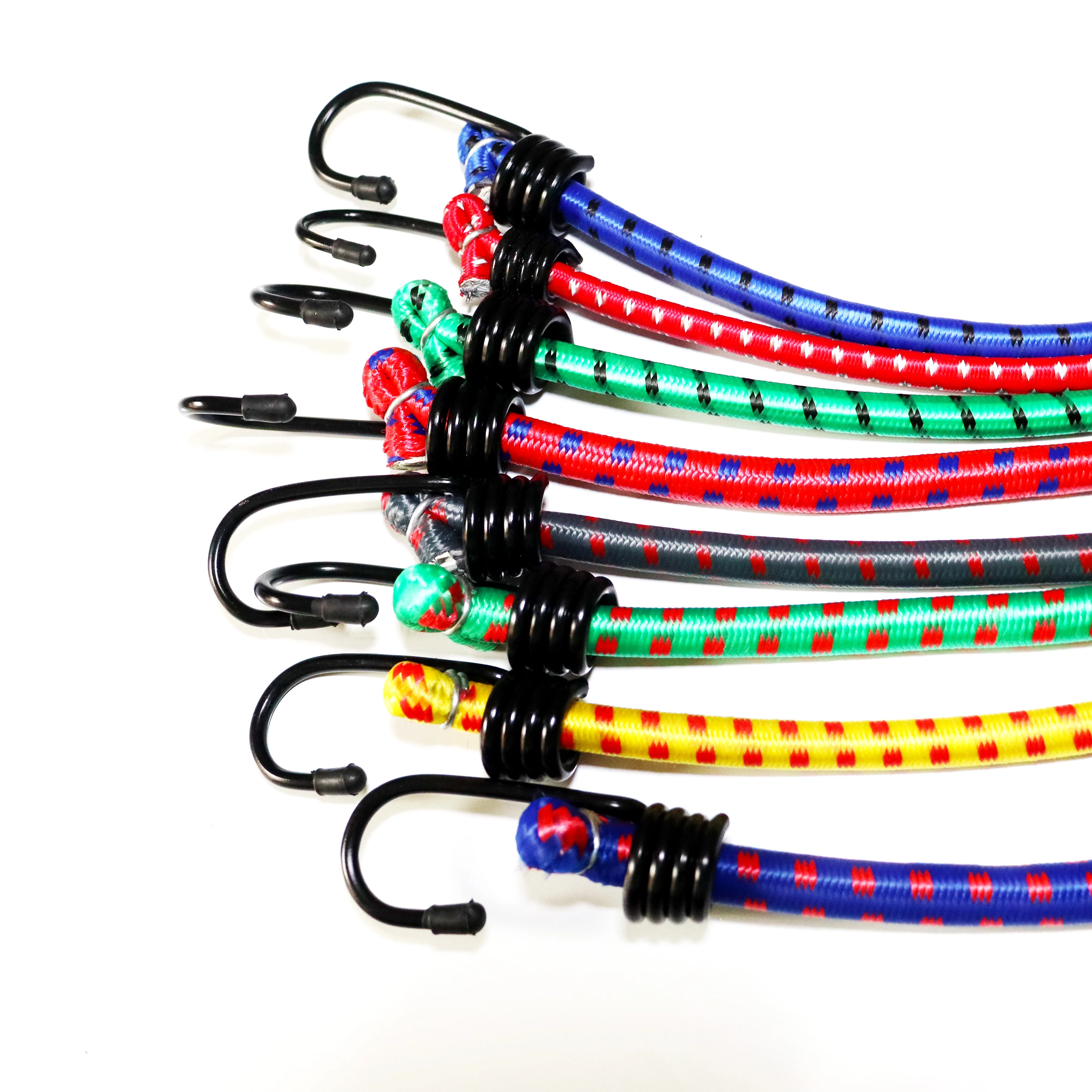 High stretch bungee cords elastic tie down straps strong bungee rope