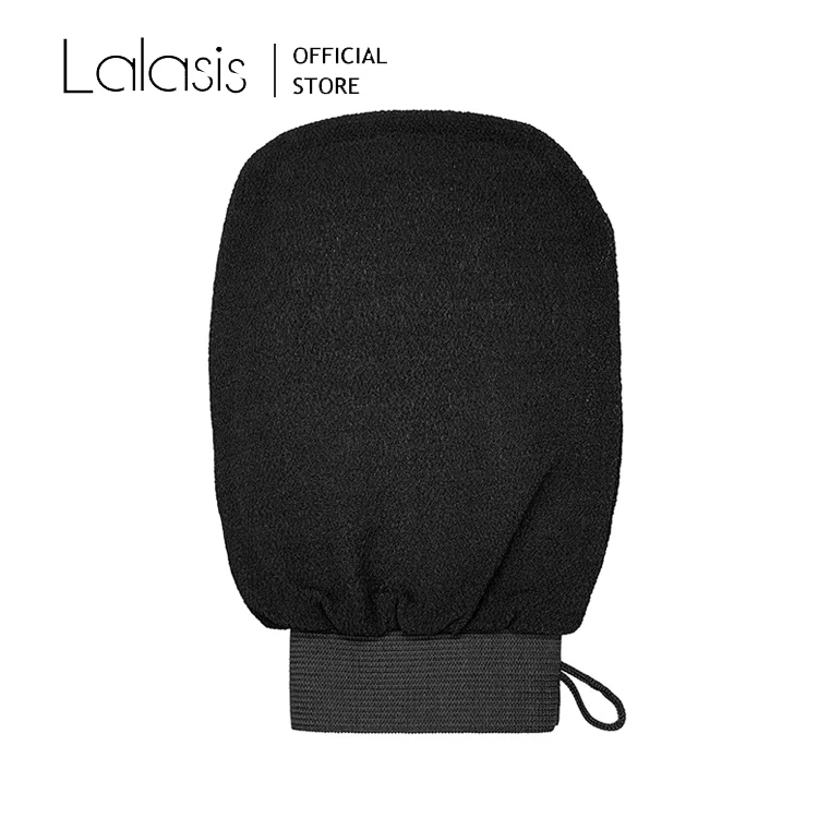 Lalasis exfoliating glove shower bath scrubber dead skin exfoliating bath body gloves viscose bath mitts