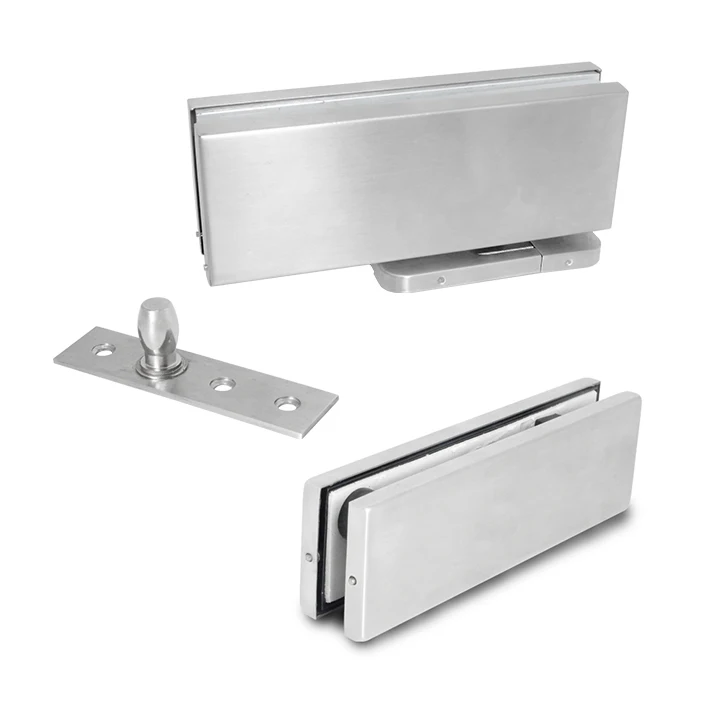 Glass Door Closer Concealed Door Hinge Spring surface mounted Hydraulic Patch Fitting Hydraulic Floor Hinge